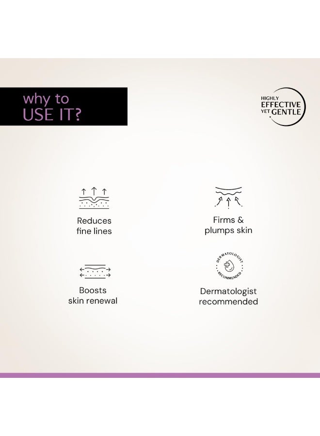 Deconstruct 0.2% Retinol Face Serum With 1% Peptide | Beginner Friendly | Anti Aging, Night Face Serum To Reduce Fine Lines & Wrinkles | For Men & Women | Beginner Friendly | 30 Ml - Image 2